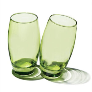 Wasser- und Saftglas limettengrün, 500 ml, 6er Set