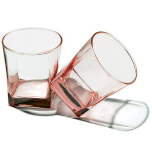 Wasser- und Saftglas rosé, 310 ml, 6er Set
