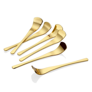 Goldene Teelöffel 6er Set