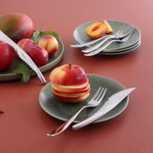 Obstmesser- und Gabel, 12-teilig